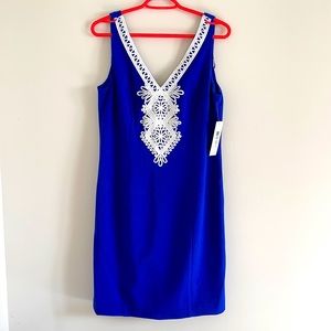 Brand new wit tag Peacock Blue ElizaJ size12 dress